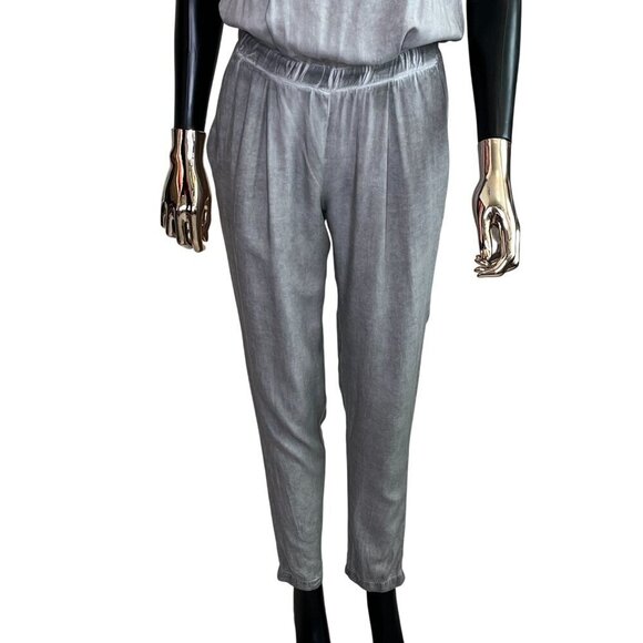 Anthropologie Cloth & Stone Gray Washed Sleeveless Tank Jumpsuit Size XS - Picture 6 of 11